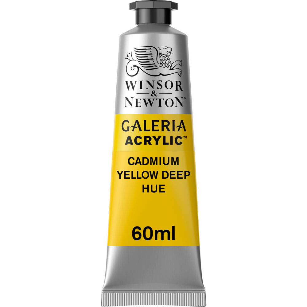 Galeria Acrylic 60ml Paint Cadmium Yellow Deep Hue